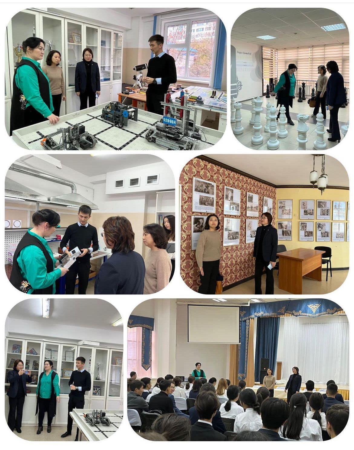 Оңтүстік Корея университетінің өкілдері лицейііздің техникалық базасымен танысып, 10-11 сынып  оқушыларына профориентациялык жұмыс жүргізді