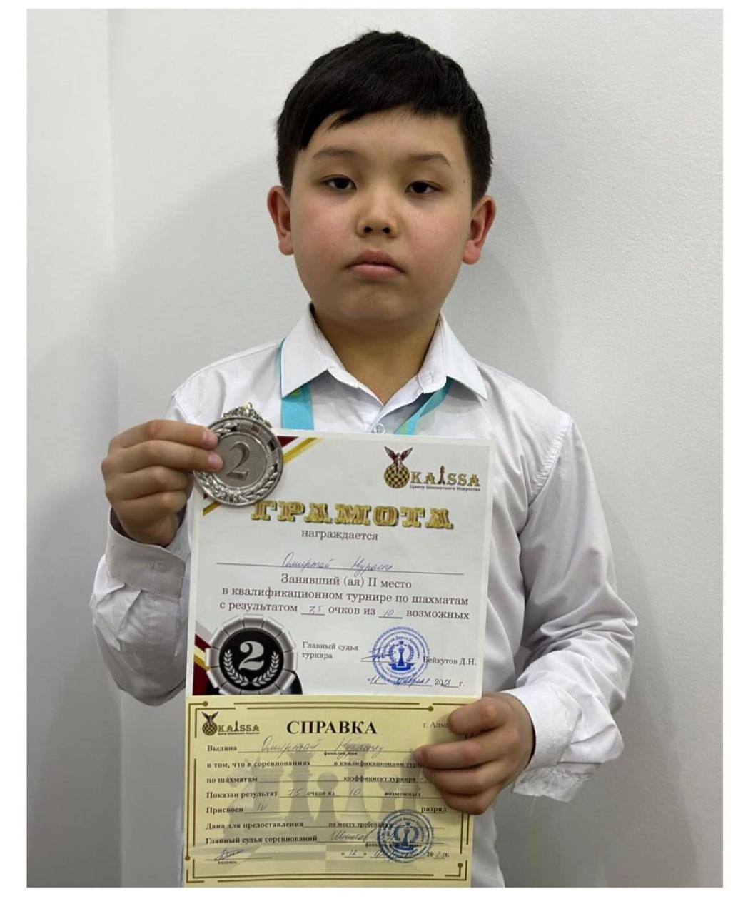 Шахматтан квалификационды турнир нәтижесі