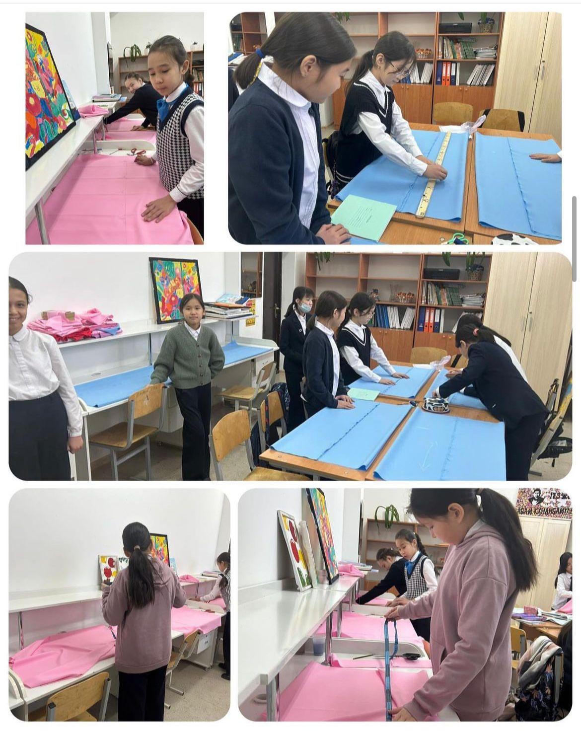 Көркем еңбек пәнінің өтілу барысы