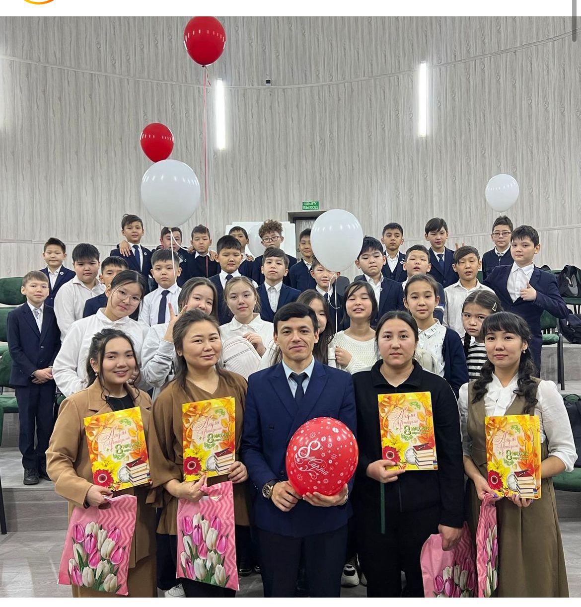 5 “А” сынып оқушылардан мерекелік көңіл-күй