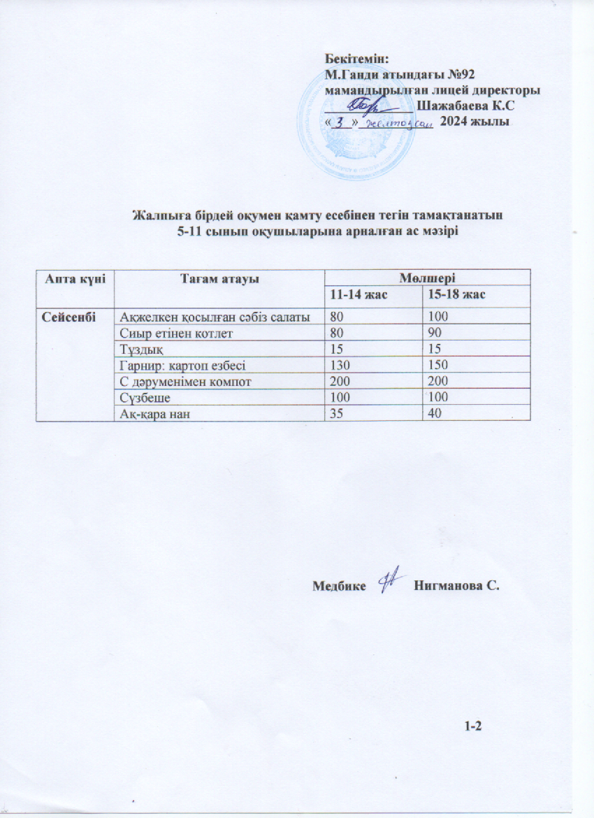 Ас мәзірі-03.12.2024ж