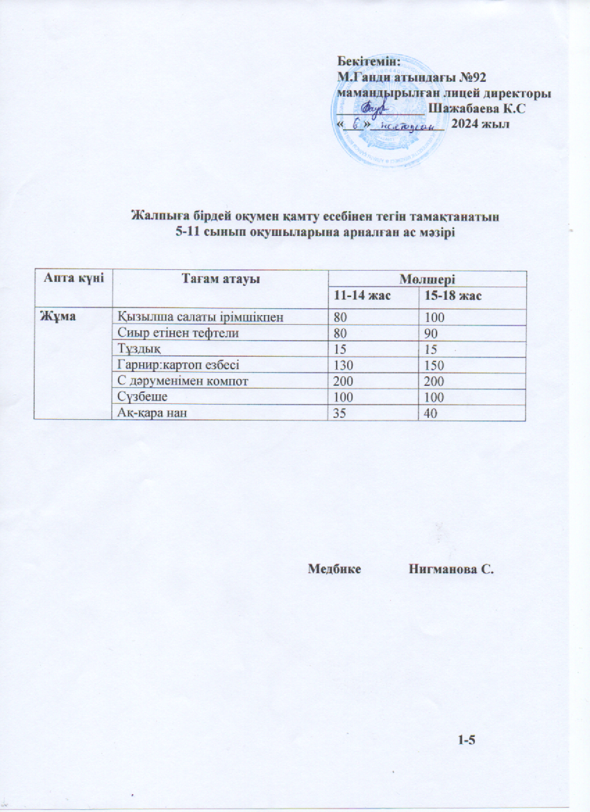 Ас мәзірі-06.12.2024ж
