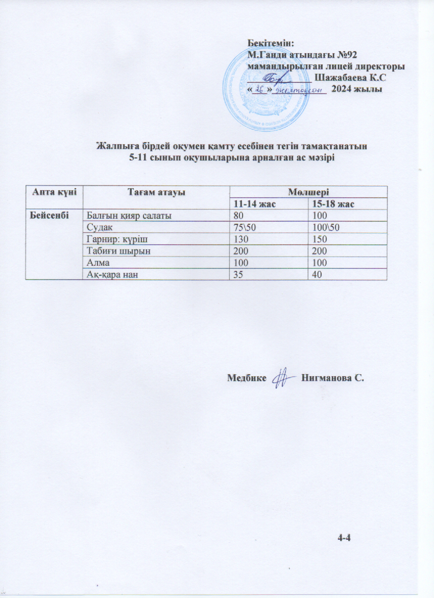 Ас мәзірі-26.12.2024ж