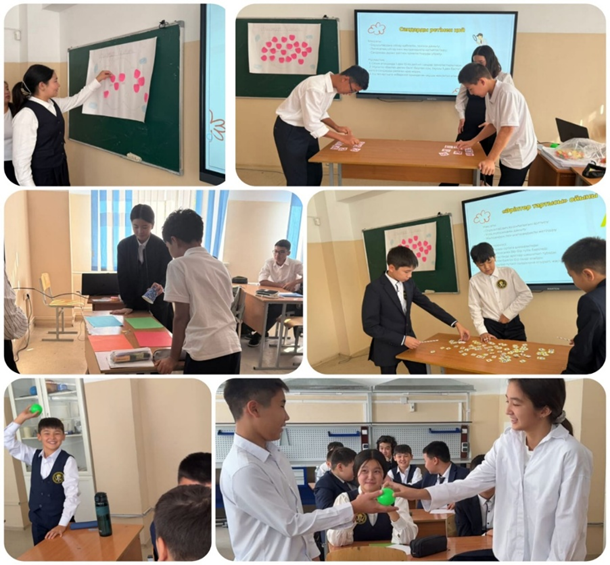 7-сынып оқушыларымен жүргізілген тренинг