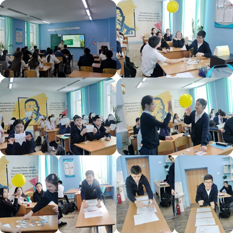 9-сынып оқушыларымен жүргізілген тренинг